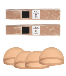 Yuest front packaging showing two bands and four caps for secure hold