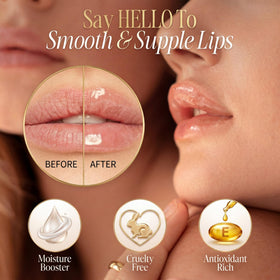 YuGlo lip mask placed on nightstand to show overnight use and bedside convenience