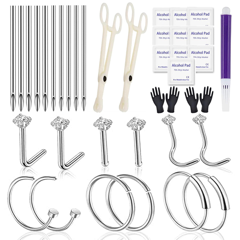 Yugui front packaging showing full DIY piercing kit and kit convenience