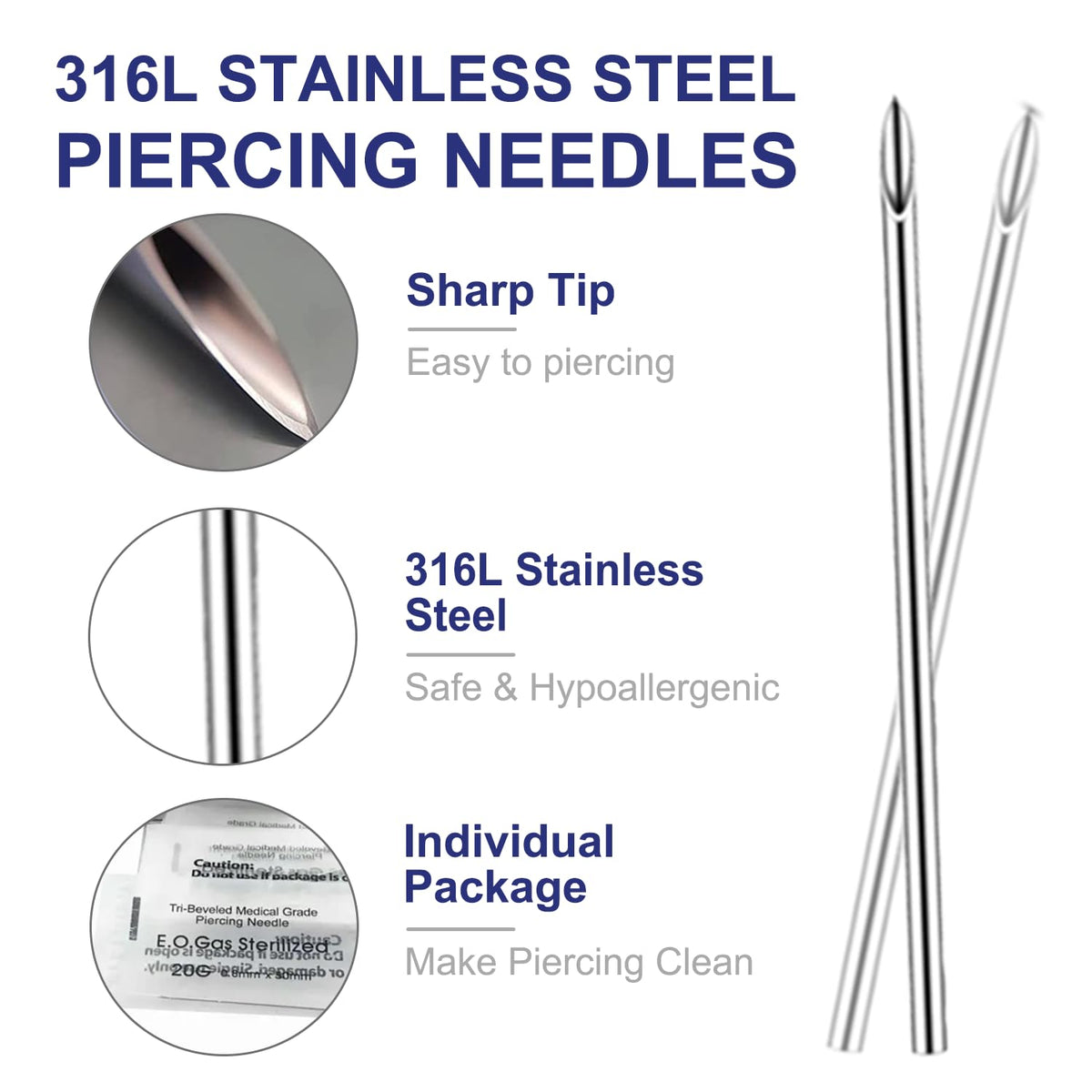 Yugui piercing clamps and mark pen showing alignment and placement aid