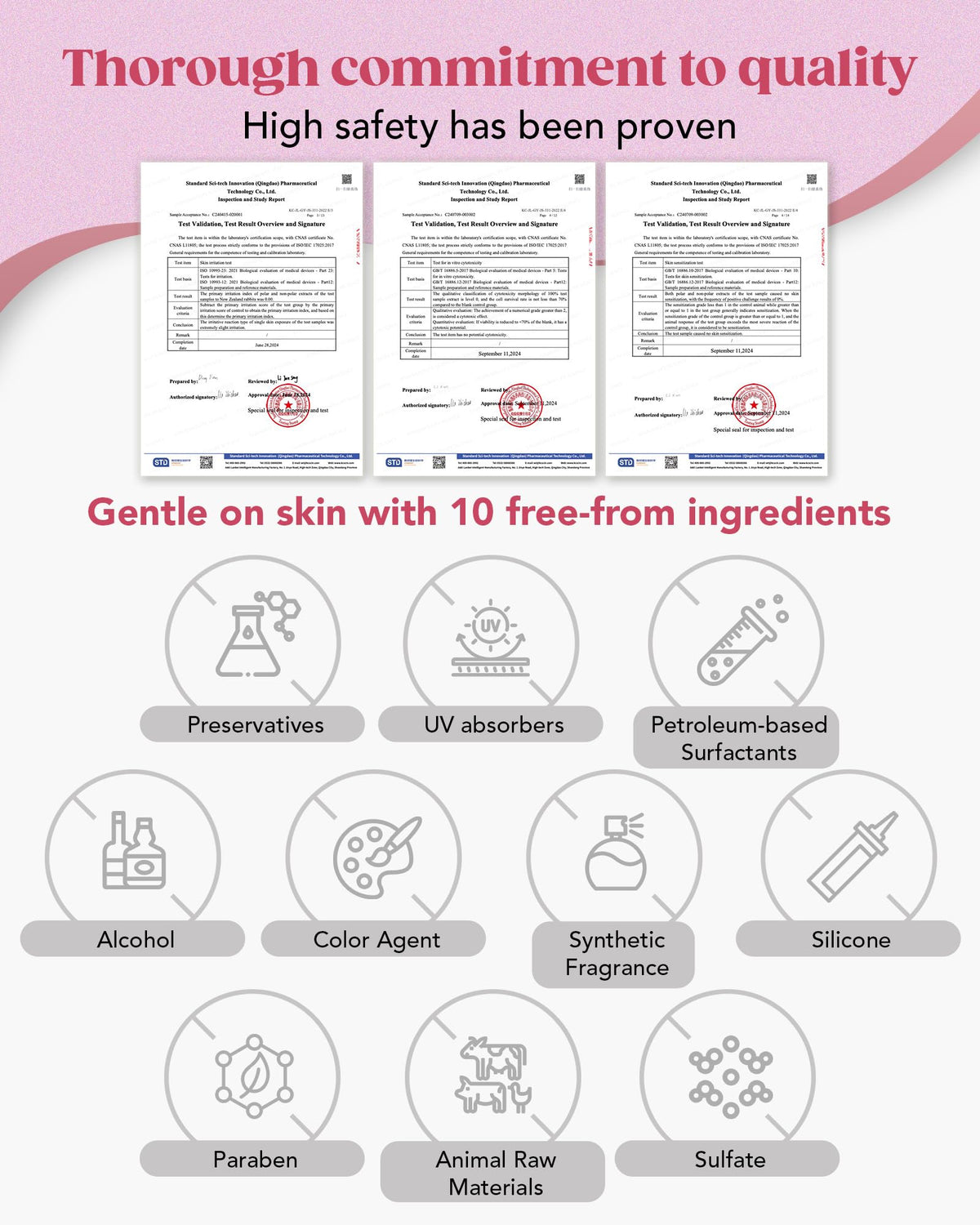 yumegocochiLABO packaging label detail highlighting fragrance-free formula