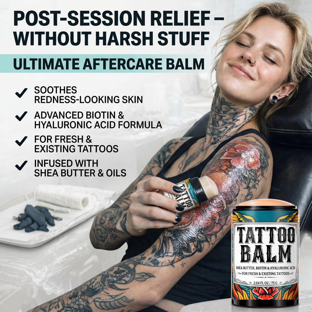 Yumera Kirano being applied to forearm, precise no-mess application benefits