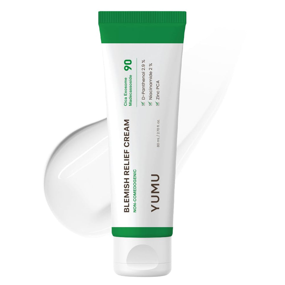 YUMU front packaging showing cream and calming benefit