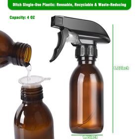 YUNFOOK labeled bottles organized in bathroom for easy identification