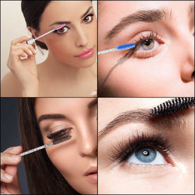 yuntop close-up of soft fibrous bristles highlighting gentle lash separation and durability