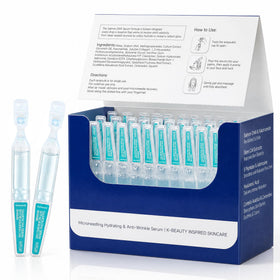 YUOJUNES front view of box and ampoules showing sterile packaging and convenience