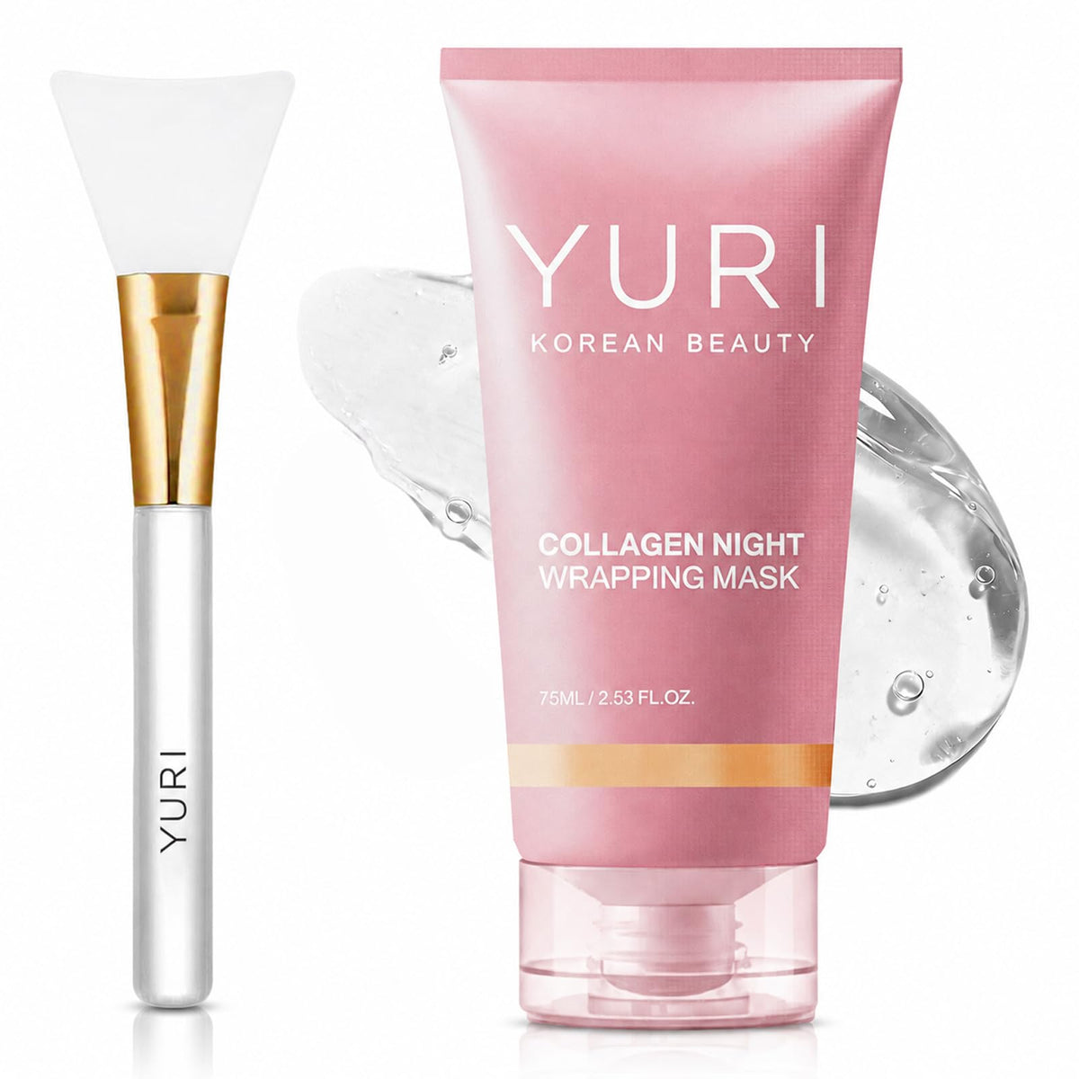 YURI BEAUTY front jar shot showing packaging and product clarity benefit