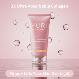 YURI BEAUTY ingredients label close-up highlighting botanical extract transparency benefit