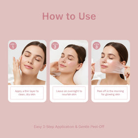 YURI BEAUTY peel-off removal detail illustrating gentle lift and clean finish