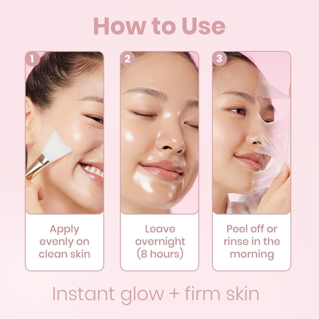 YURI YULI peeling mask in morning showing gentle removal and refreshed skin benefit
