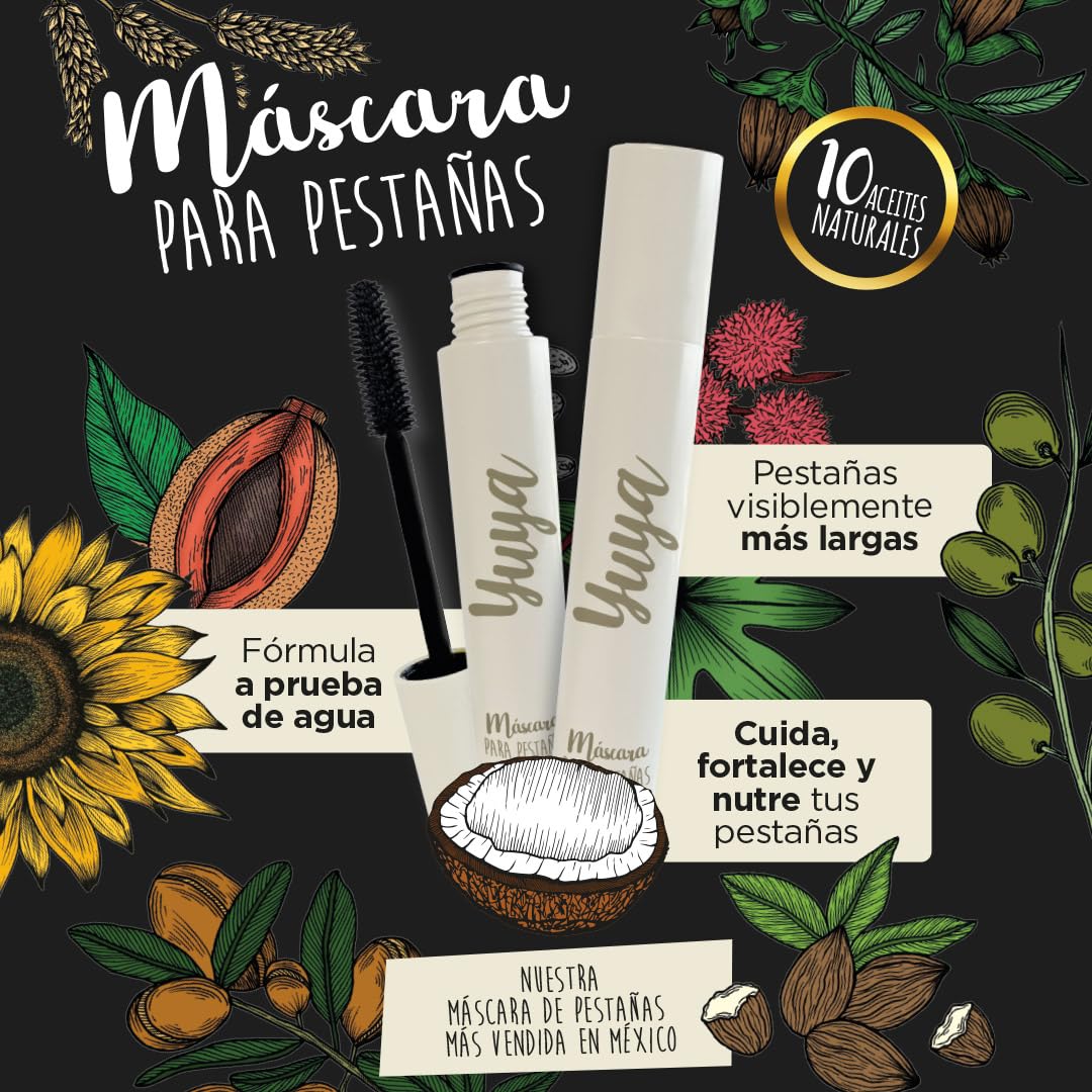 YuYa swatch on lashes displaying length and natural-looking volume