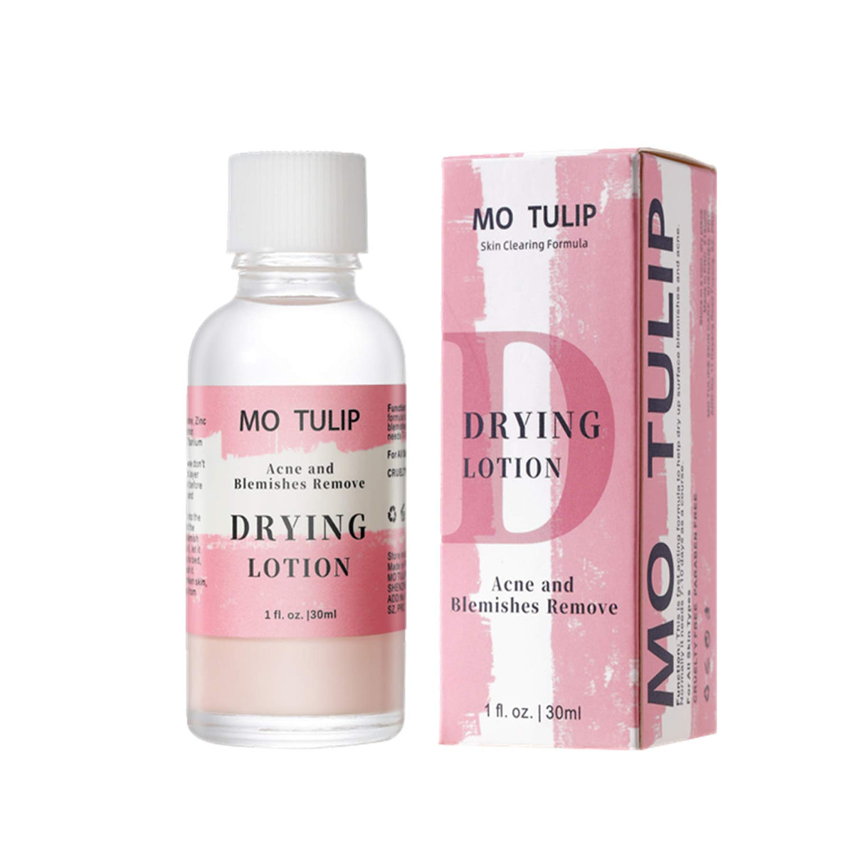 YUZAMOOR MO TULIP front bottle showing compact packaging and easy spot treatment