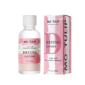 YUZAMOOR MO TULIP front bottle showing compact packaging and easy spot treatment