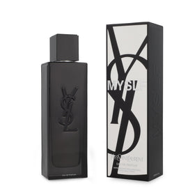 Yves Saint Laurent bottle front view showing elegant packaging and brand prestige