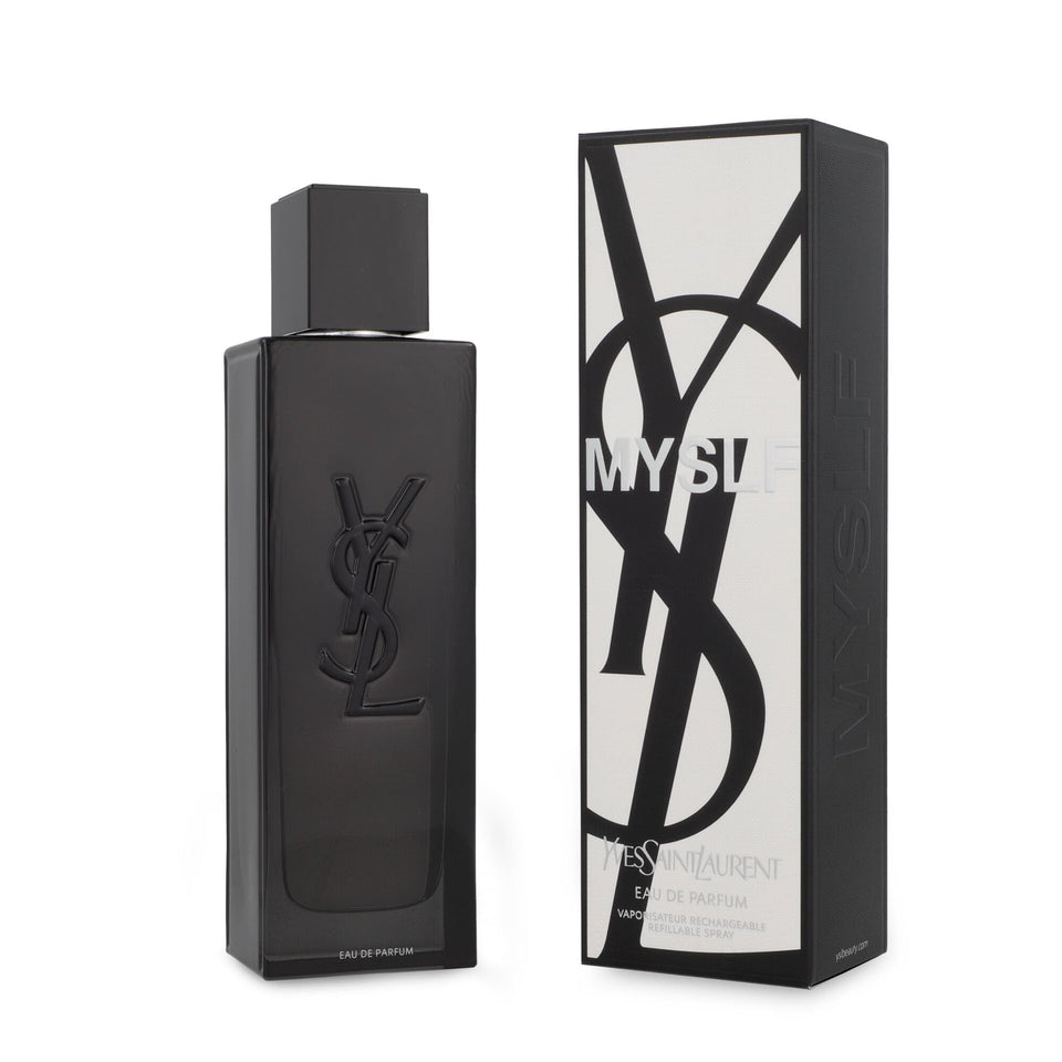 Yves Saint Laurent bottle front view showing elegant packaging and brand prestige