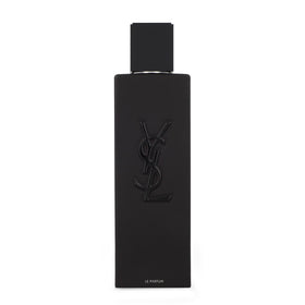 Yves Saint Laurent Myslf le Parfum atomizer close-up highlighting spray mechanism for precise application