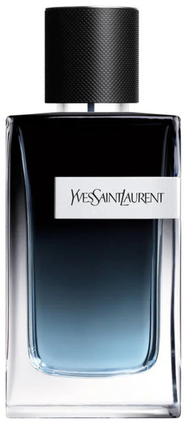 Yves Saint Laurent Y For Men close-up of spray and glass highlighting premium texture