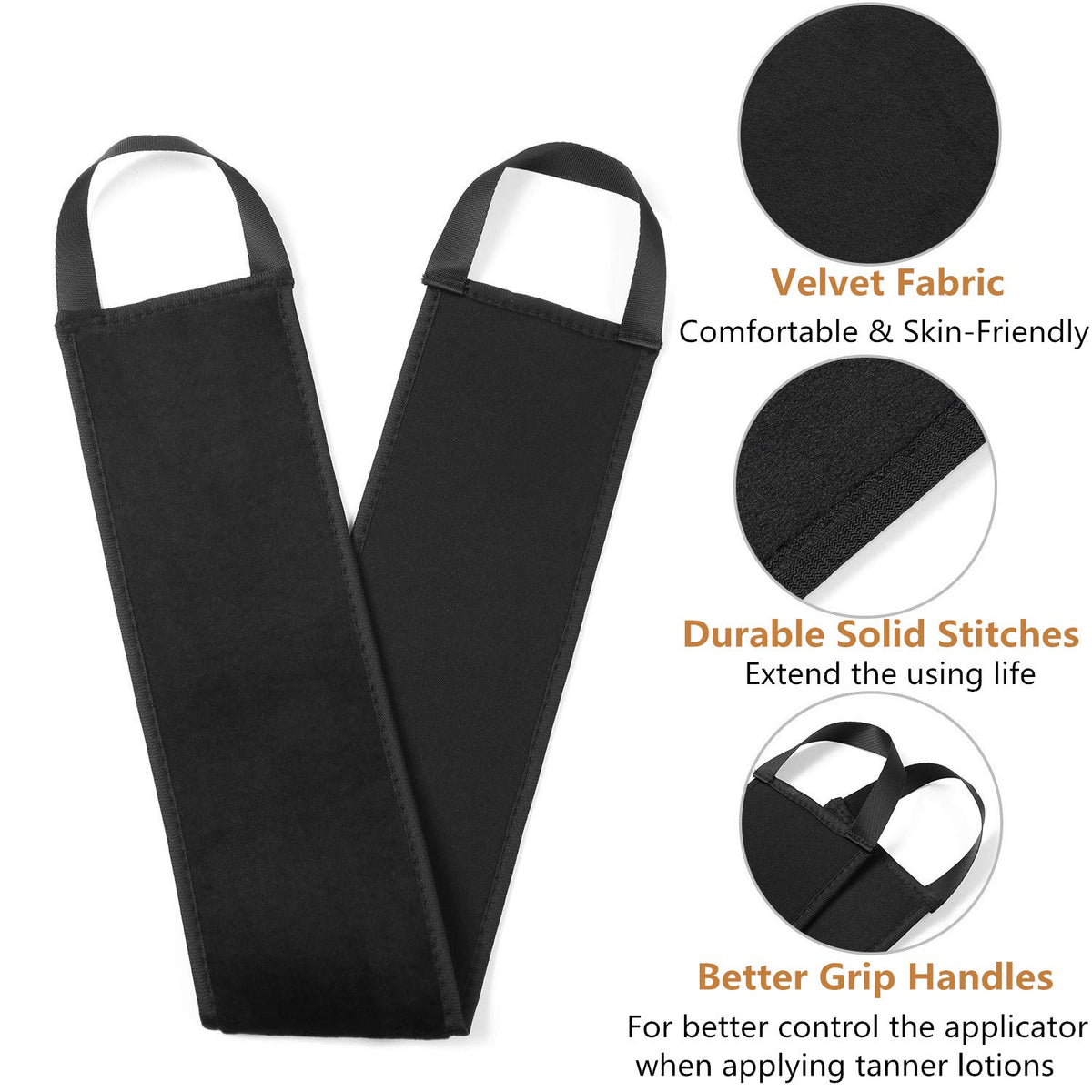YVOIER mini glove and tanning brush for precise facial and finger blending