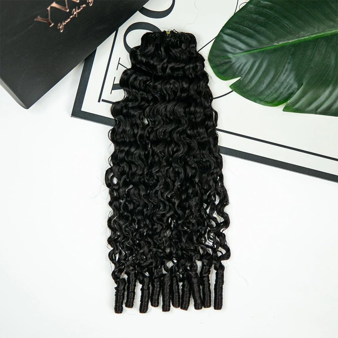 Y WIGS close-up of curly texture highlighting natural movement