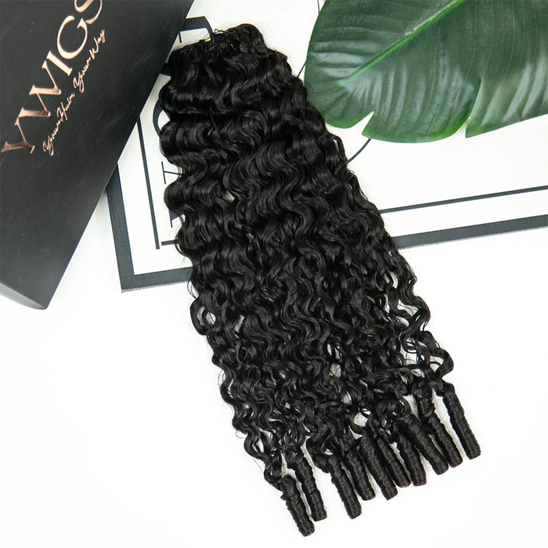 Y WIGS heat restyling result showing safe mild reshaping