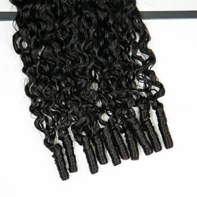 Y WIGS pack contents laid out to show 100 strands and weight
