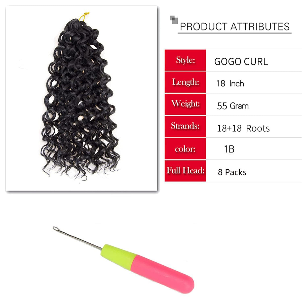 YXCHERISHAIR model wearing installed crochet hair showing natural volume and style