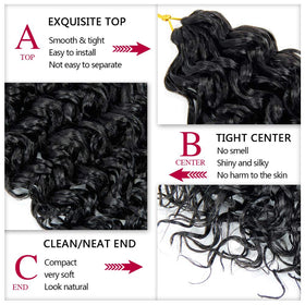 YXCHERISHAIR held in hand to show 18 inch length and realistic scale