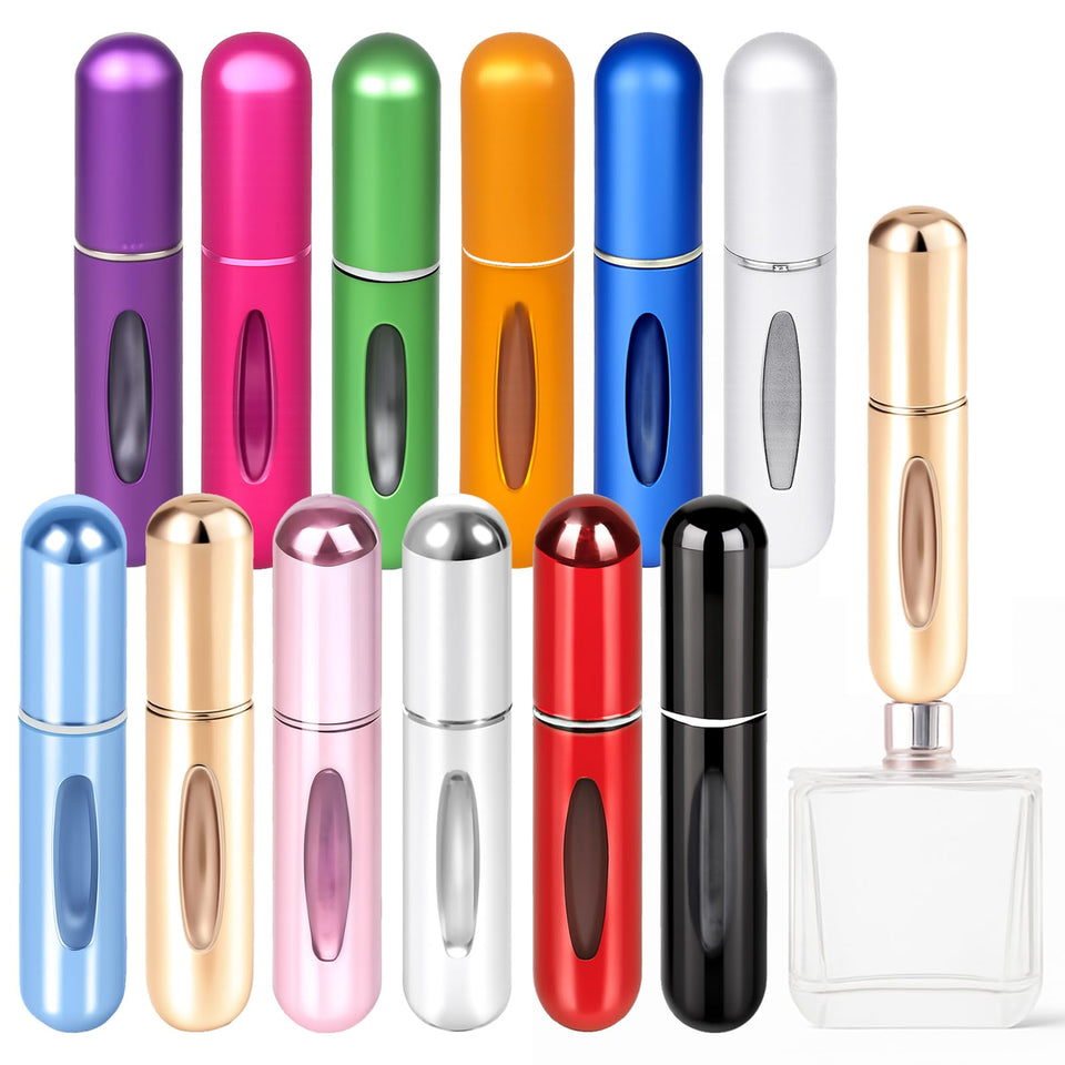 YXGTHGQZ front view of full 12-pack showing travel-ready bottles and value set
