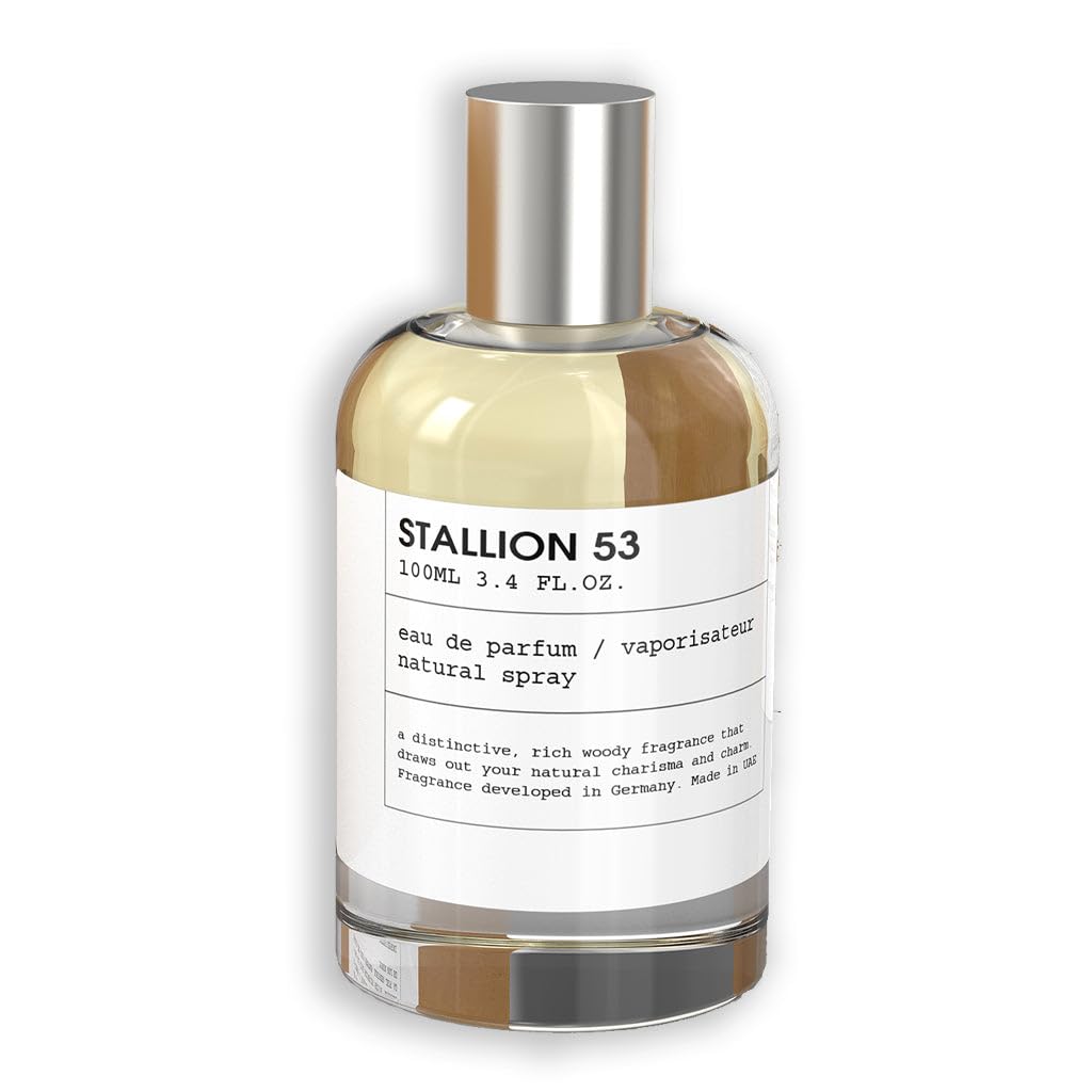 YYFFHYQ Emper Stallion 53 ingredients display cardamom, iris, cedar representing scent layers