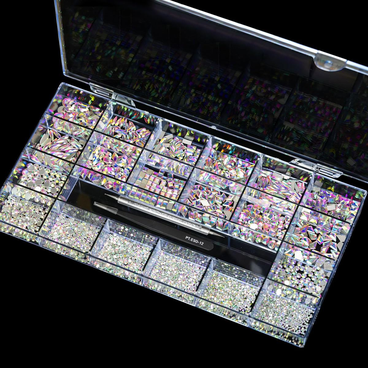 Yzzseven decorated phone case with crystals adding eye-catching glamour