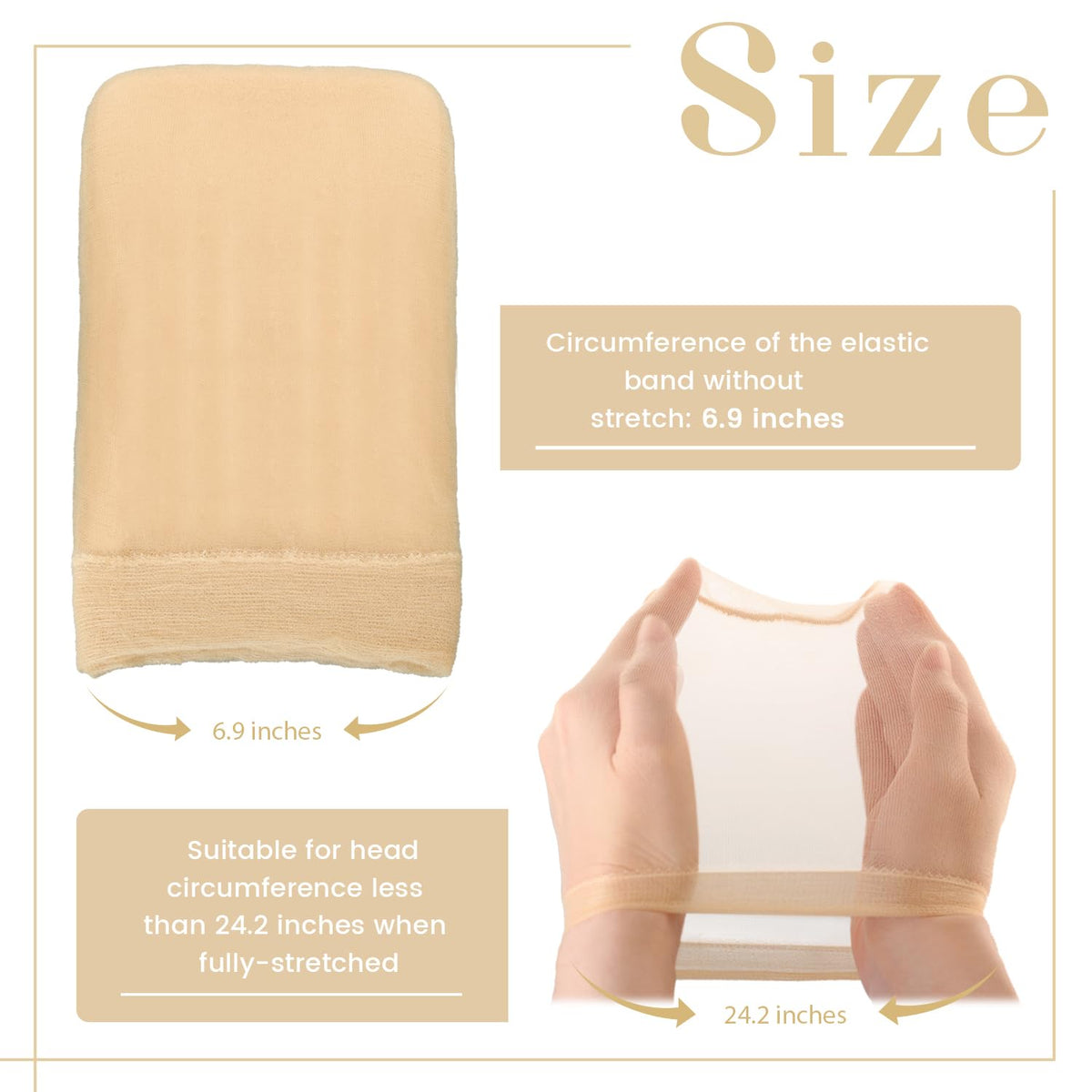 Z-CHARMMY cap edge transparency demonstrating natural blend with skin