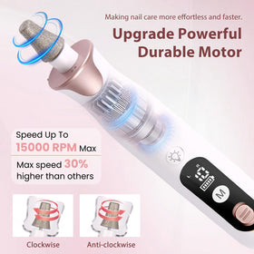 ZABOUL close-up of handpiece texture and LED for comfortable grip and visibility