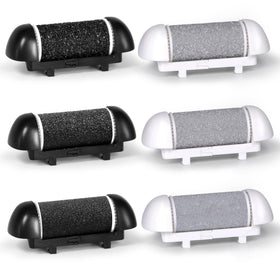 ZABOUL front pack of six replacement roller heads showing variety and convenience