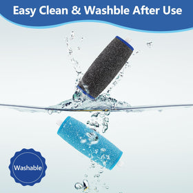 ZABOUL washed roller heads drying to demonstrate easy cleaning benefit