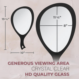 Zadro mirror on bathroom counter showing home styling convenience benefit
