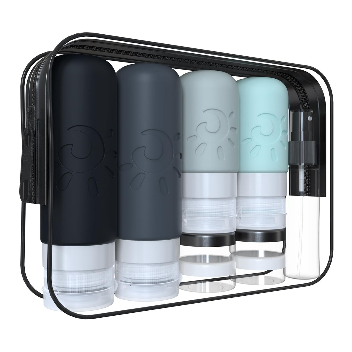 Zafit front packaging showing full 18-pack, organizes travel toiletries