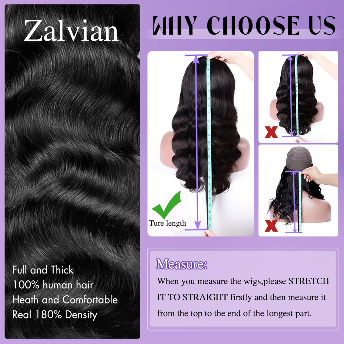 Zalvian lifestyle shot of woman wearing wig at a formal event