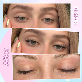zanlufly in-use application at mirror demonstrating quick at-home styling benefit