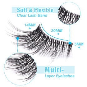 zanlufly clear band close-up highlighting invisible blend