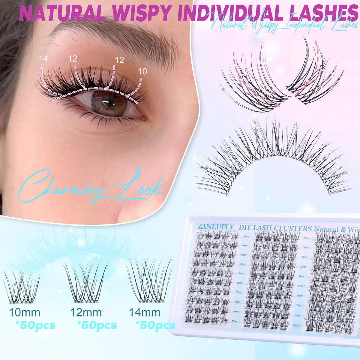 zanlufly transparent band detail highlighting invisible blend benefit