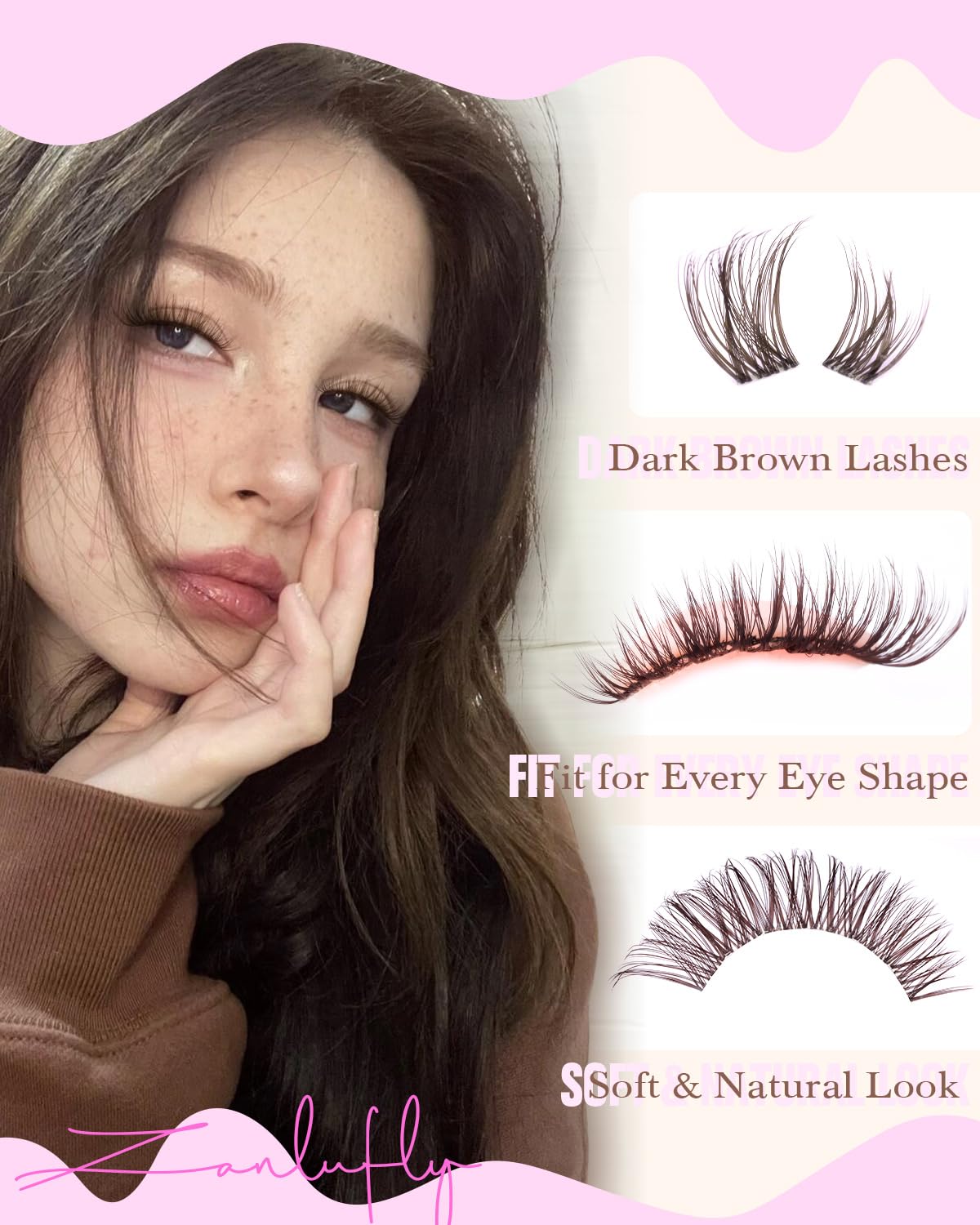 zanlufly clear band close-up demonstrating seamless blend