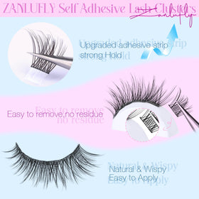 zanlufly close-up of upgraded adhesive strip highlighting long hold