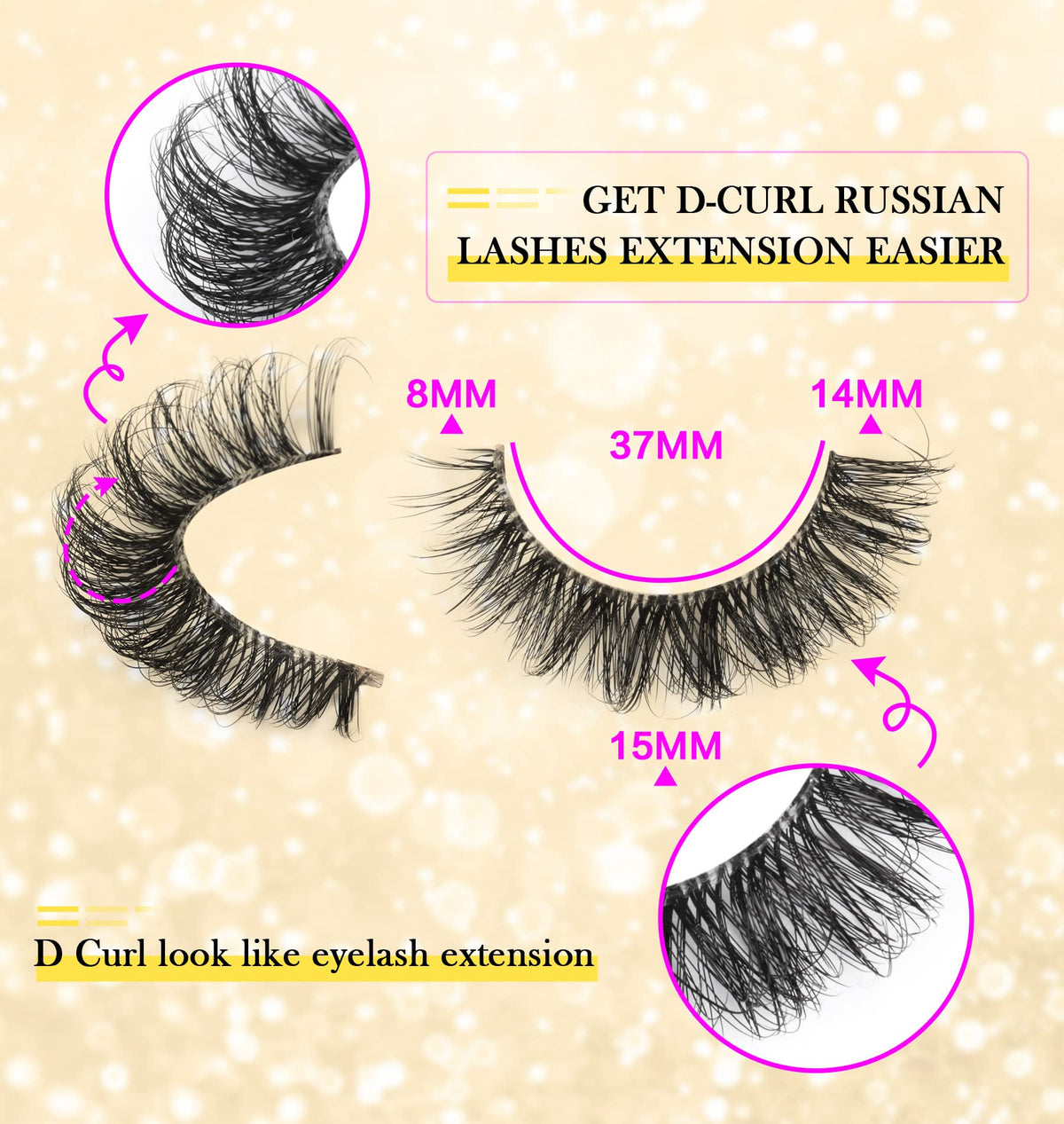 zanlufly fiber close-up revealing soft faux mink texture for natural flutter