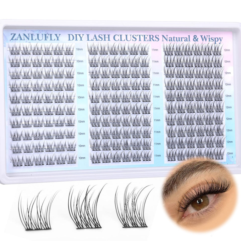 zanlufly front packaging showing 180-piece kit for easy DIY use