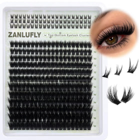 ZANLUFLY front packaging showing 300 volume lash clusters and benefits