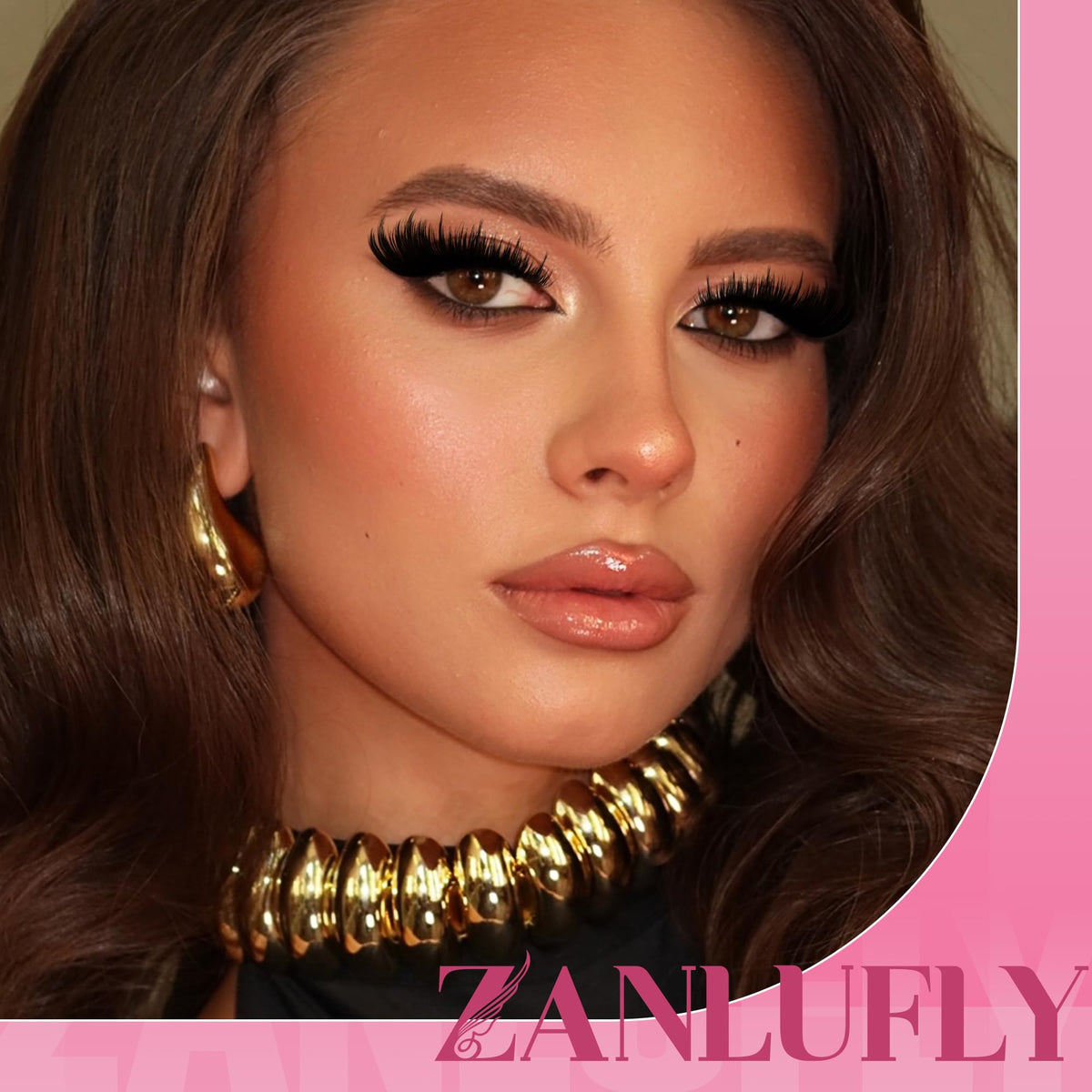 zanlufly lashes in hand to show scale, simple DIY placement benefit
