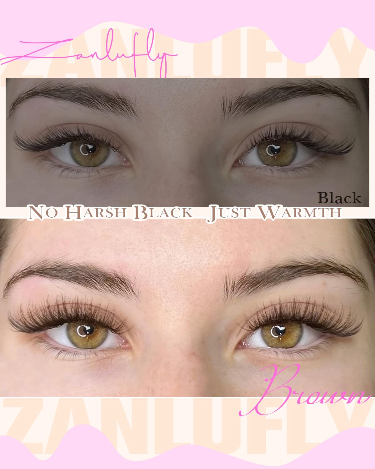 zanlufly mixed lengths 10–16mm detail showing natural dimension