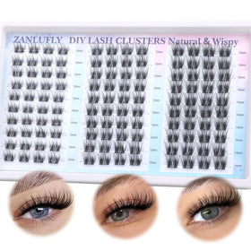 zanlufly arranged mixed lengths 10 12 14mm illustrating customizable layering