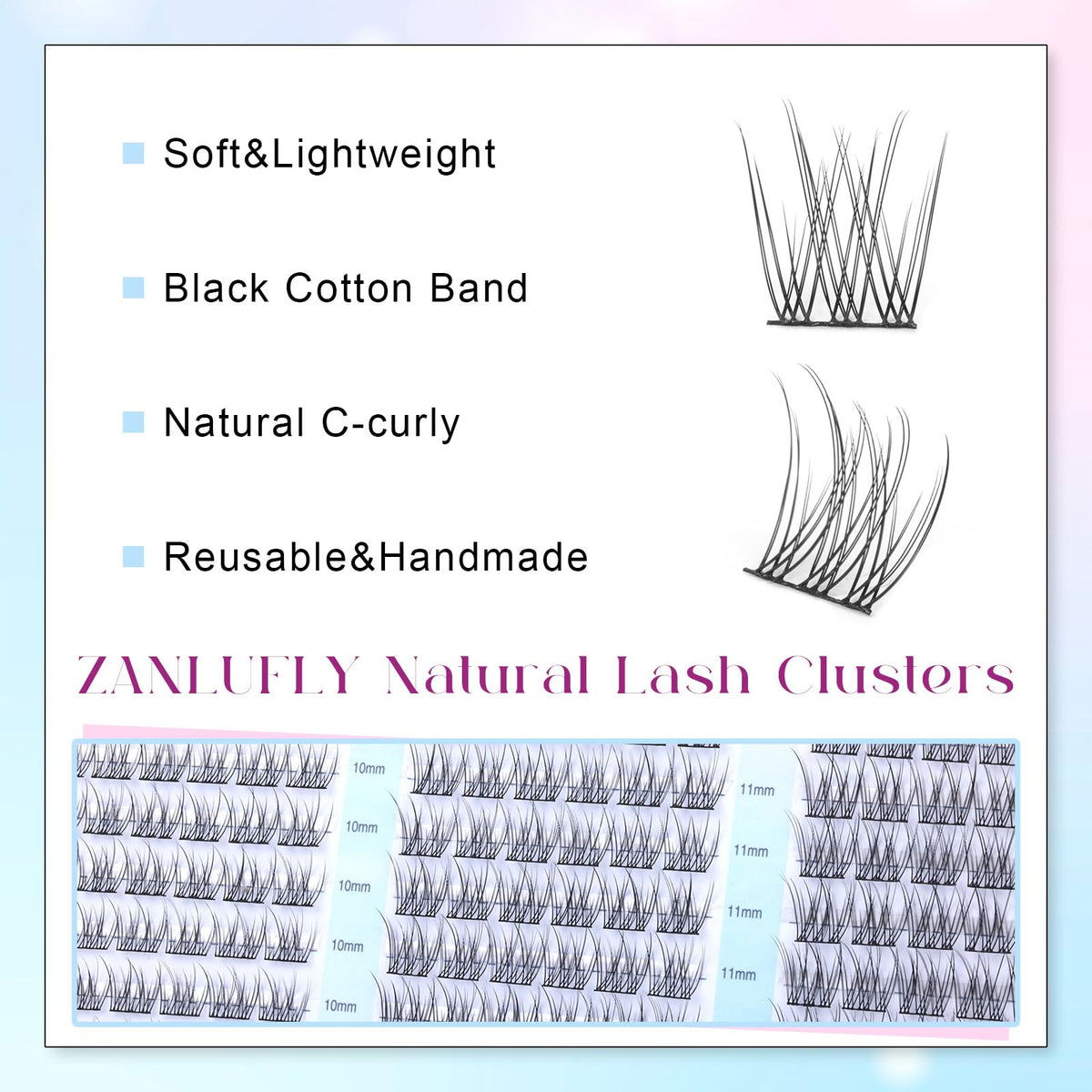 zanlufly cluster next to ruler showing 10–12mm length scale
