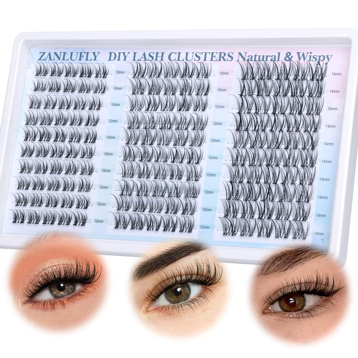zanlufly storage tray with clusters illustrating reuse and organized convenience